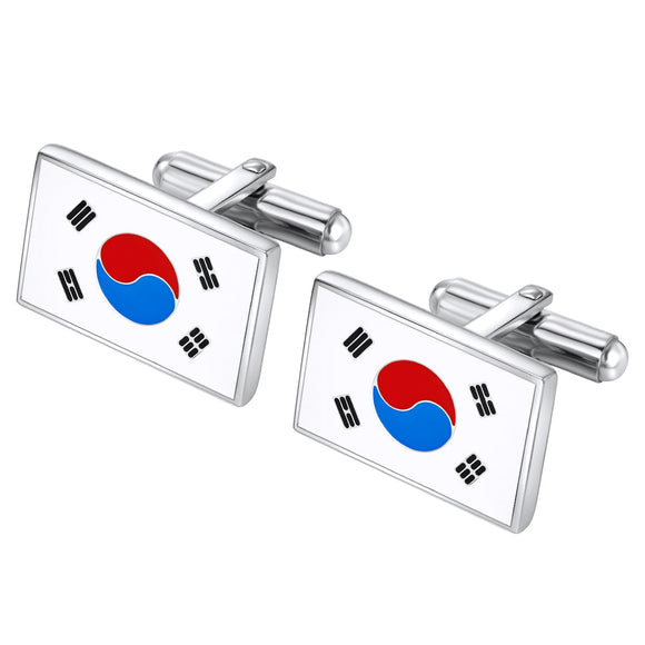 Korea Flag cuff links