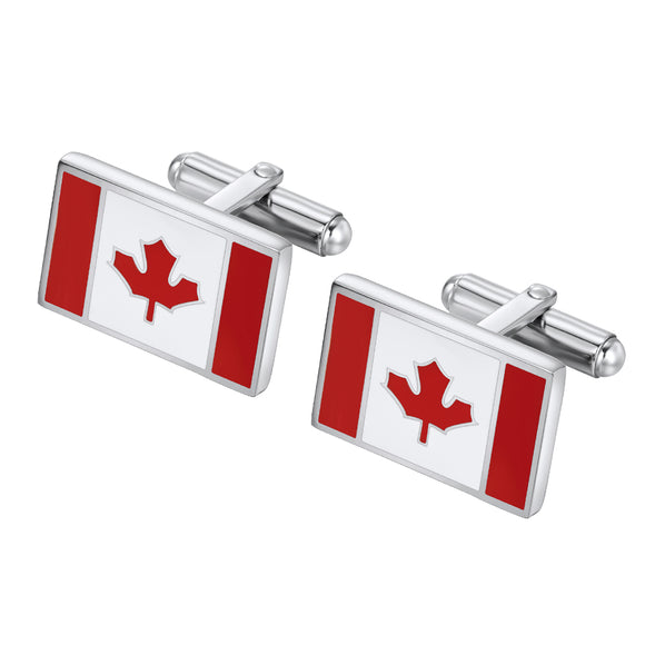 Canada Flag cuff links